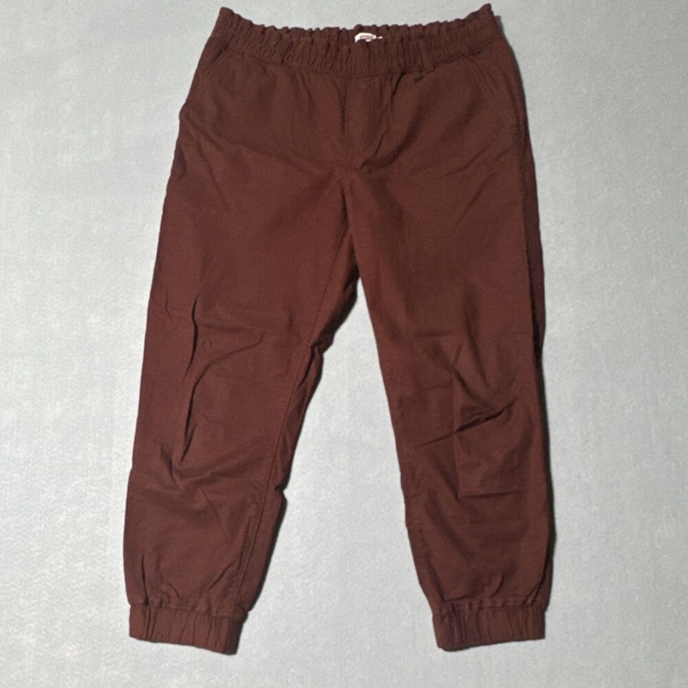 Levi's Men's Brown Jogger Pants Elastic Waistband Logo Accent Regular Fit Size S